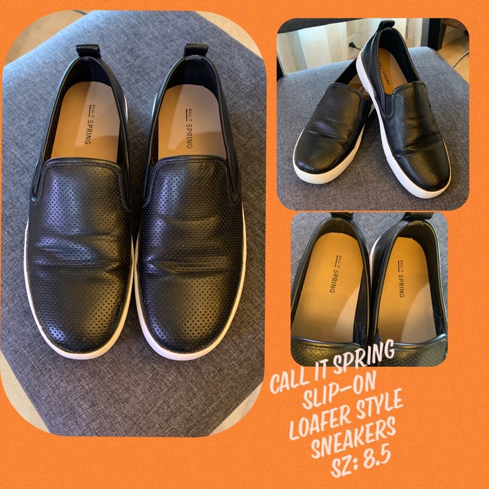 💥 Black, Slip-ons by Call it SPRING, Sz 8.5